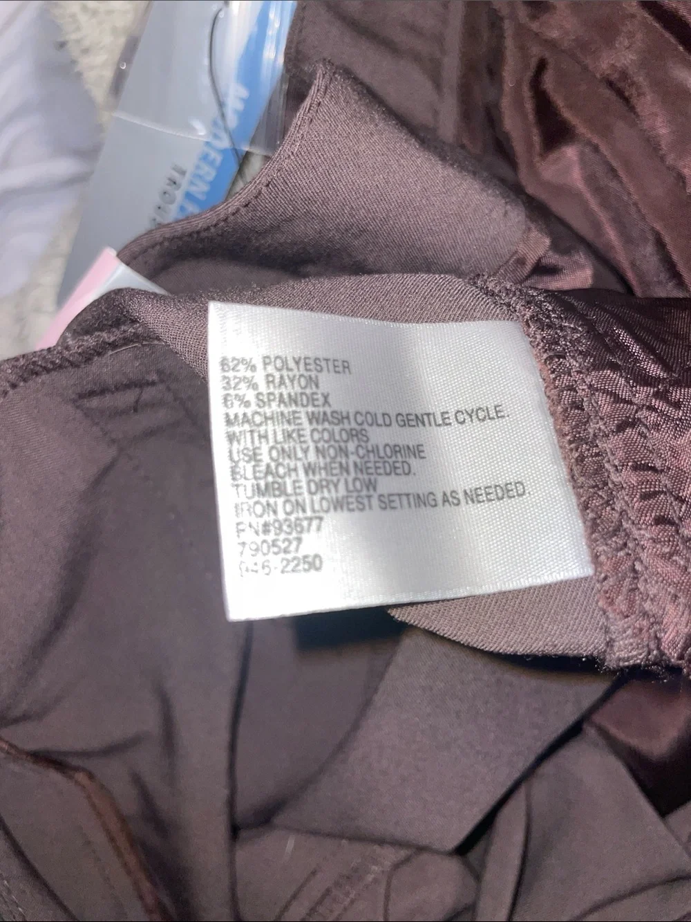 Worthington Classic Women's Dress Pants — Dark Brown 18W - Picture 4 of 5